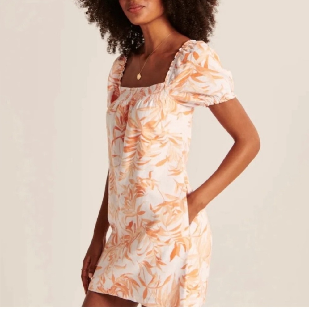 Abercrombie & Fitch linen blend dress